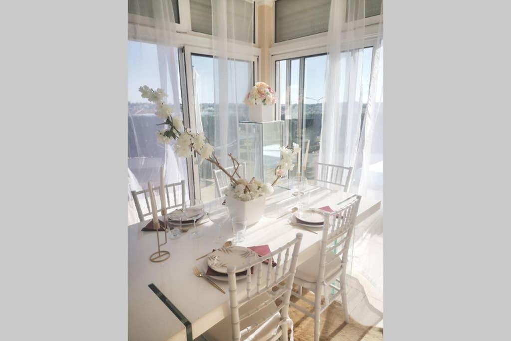Penthouse With Sea View & Private Terrace Apartment Guia  Luaran gambar